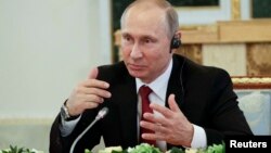 Presidenti i Rusisë, Vladimir Putin. Shën Petersburg, 1 qershor 2017.