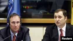 Premierul Vlad Filat și Martin Raiser (Banca Mondială)