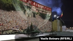 Chișinău în miez de noapte, după protestele de la Parlament.