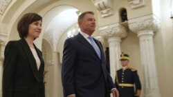 Premierul Maia Sandu în prima sa vizită la București