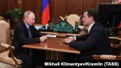 Владимир Путин жана Глеб Никитин