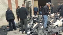 د تهران کهریزک روغتیايي مرکز کې د مړو اجساد 