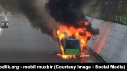 Тошкентда 2015-2018 йилларда йигирмага яқин автобус ёнгани хабар қилинган.