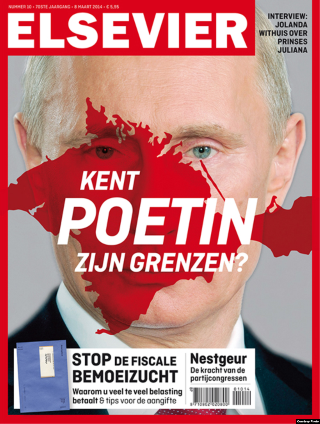 Pentru săptăînalul olandez &quot;Elsevier&quot; întrebarea este &quot;Are Putin simţul măsurii?&quot;