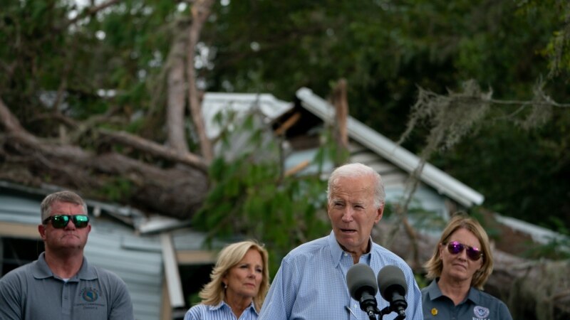 Biden zotohet se do të ofrojë ndihmë për rimëkëmbje të Floridës, pas stuhisë