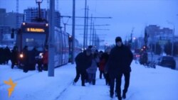Казанда юлларны кар каплаган