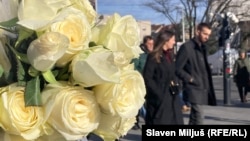 Detalj sa Trga Republike u Beogradu, 5. februar 2026.