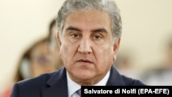 Pakistan's Foreign Minister Shah Mehmood Qureshi