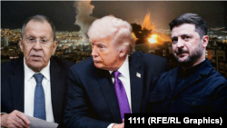 Коллаж: Лавров, Трамп, Зеленский