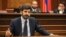Vahe Grigorian addresses the Armenian parliament before being elected Constitutional Court judge, June 18, 2019 