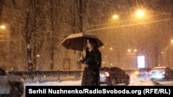Мокрый снег в Крыму