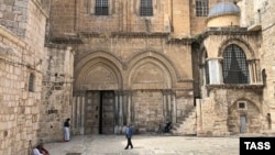 წმინდა სამარხის ეკლესიის შესასვლელი (საილუსტრაციო ფოტო)