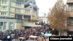 Students protest at Amirkabir University