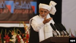 Owganystanyň prezidenti Aşraf Gani. 1-nji sentýabr, 2015 ý. Kabul.