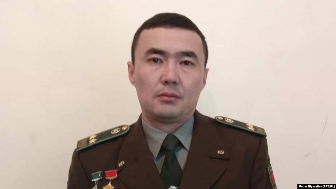 Мамлекеттик чек ара кызматынын офицери Талгат Аланов.
