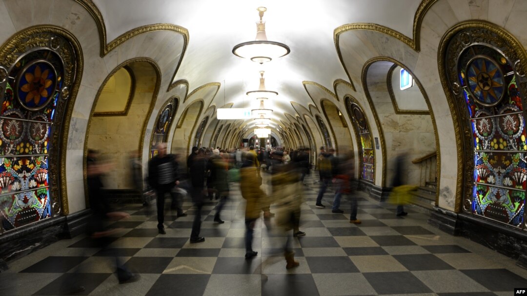 Станция "Новослободская" московского метрополитена