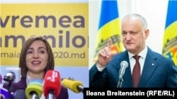 Moldova - Președinta Maia Sandu și liderul PSRM, Igor Dodon