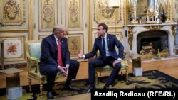 Donald Trump və Emmanuel Macron