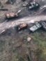 Ukraine – Destroyed Ukrainian transport vehicles near Pokrovsk in the end of November 2025