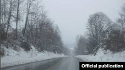 Մառախուղ Հայաստանի ավտոճանապարհներից մեկին, արխիվ