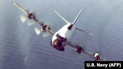 Американский самолет-разведчик EP-3E ARIES II 