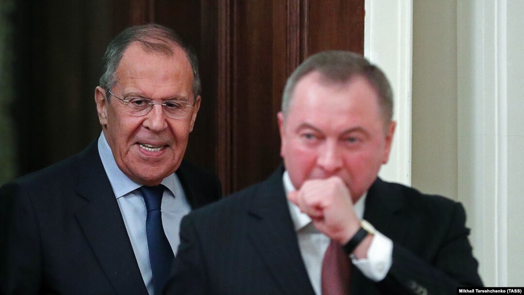 Главы МИД России и Белоруссии Сергей Лавров и Владимир Макей