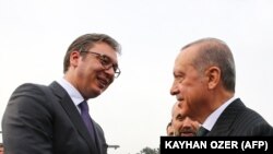 Redžep Tajip Erdogan i Aleksandar Vučić 