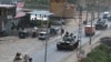 Turkish forces moving toward the Iraqi border on May 31