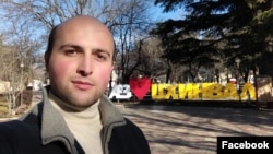 Тамаз Голоев в Цхинвали, 2020 год