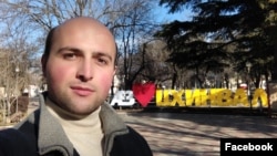 თამაზ გოლოევი ცხინვალში. 2020 წლის ფოტო