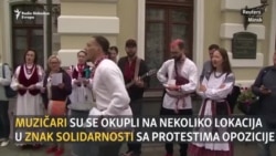 Bjelorusija: Podrška pjesmom i igrom