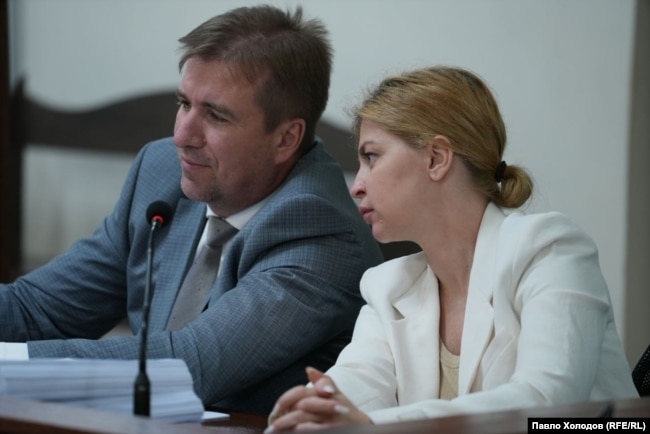 Засідання суду з обрання запобіжного заходу експослу в США Ользі Стефанішиній. Київ, 5 серпня 2026 року