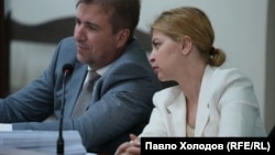 Засідання суду з обрання запобіжного заходу експослу в США Ользі Стефанішиній, Київ, 5 серпня 2026 року