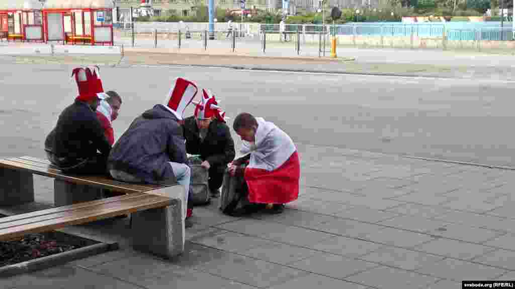 Варшава во знакот на фудбалот.