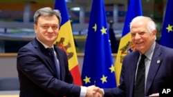 Մոլդովայի վարչապետ Դորին Ռեչանն ու ԵՄ բարձր ներկայացուցիչ Ջոզեպ Բորելը Բելառուսում, 21-ը մայիսի, 2024թ․