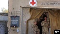 На опорной базе британских войск Camp Bastion в Гельменде