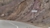 Armenia -- A road sign in Syunik province.