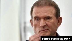 Ukrainian tycoon Viktor Medvedchuk (file photo)