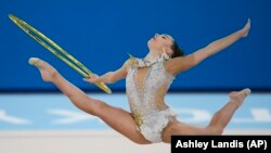Білоруска Анастасія Салос виступає під час олімпіади в Токіо, серпень 2021 року (ілюстраційне фото)