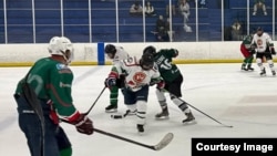 Америкада татарлар Татарстан байрагы астында хоккей уйнады