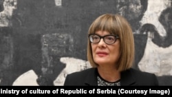 Maja Gojković, potpredsednica Vlade Srbije i ministarka kulture i informisanja
