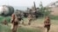 Российские военнослужащие входят в Чечню. Май, 1996 г.