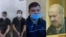 The four Armenian prisoners who were set free by Azerbaijan on January14, 2026.