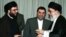 Iran's supreme leader, Ayatollah Ali Khamenei (right), welcomes Hezbollah Secretary-General Hassan Nasrallah at his office in Tehran in July 2000.