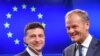 Зеленский Брюсселдаги чиқишида Порошенко нутқидан "ўғирлаганлик"да айбланмоқда