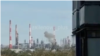 A loop made out of user-generated videos verified by RFE/RL shows the aftermath of a drone attack on Orsk, Russia, in the Orenburg region on October 3.