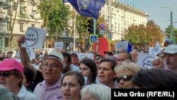 Протест в Кишиневе, 21 июня 2018 г. 