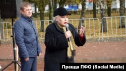 "Кто же, если не я?" Тамара Манаева не пропускает ни одного митинга "Справедливой России"