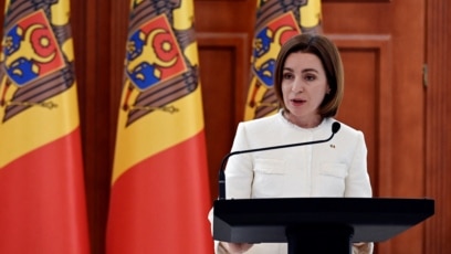 Президентката на Молдова Мая Санду подписа закон който забранява Георгиевската