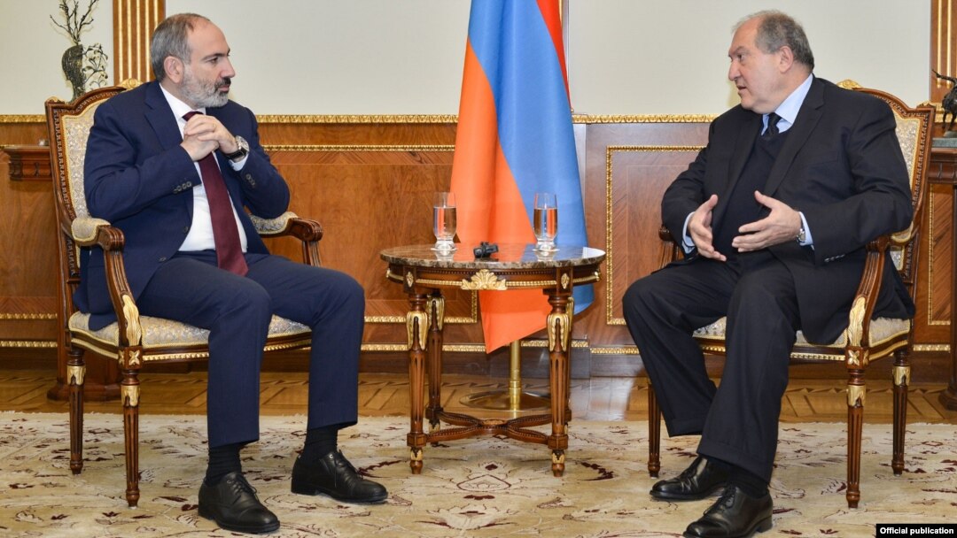 Վարչապետ Նիկոլ Փաշինյան և նախագահ Արմեն Սարգսյան, արխիվ